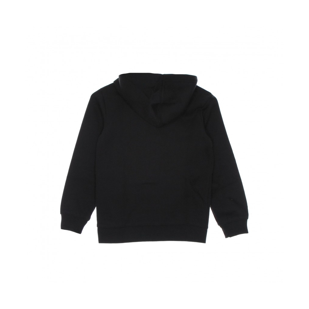felpa cappuccio bambino metallic htbrid gifting hoodie BLACK