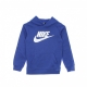 felpa cappuccio bambino metallic hybrid gifting hoodie SIGNAL BLUE