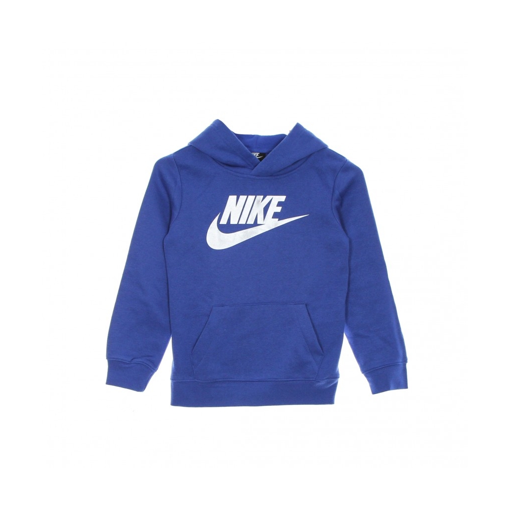 felpa cappuccio bambino metallic hybrid gifting hoodie SIGNAL BLUE