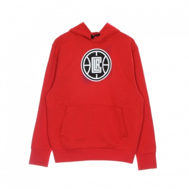 felpa cappuccio uomo nba fleece po essential hoodie loscli UNIVERSITY RED