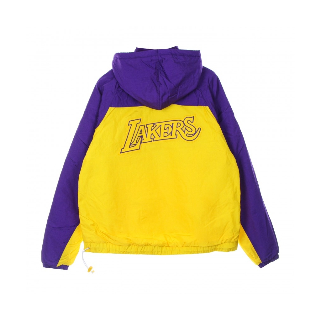 giubbotto uomo nba courtside premium jacket loslak FIELD PURPLE/AMARILLO/WHITE