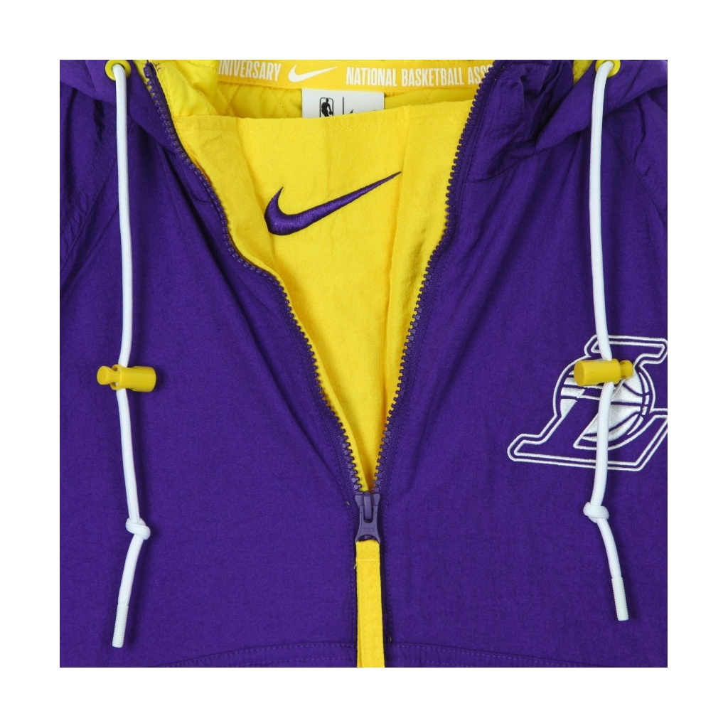 giubbotto uomo nba courtside premium jacket loslak FIELD PURPLE/AMARILLO/WHITE