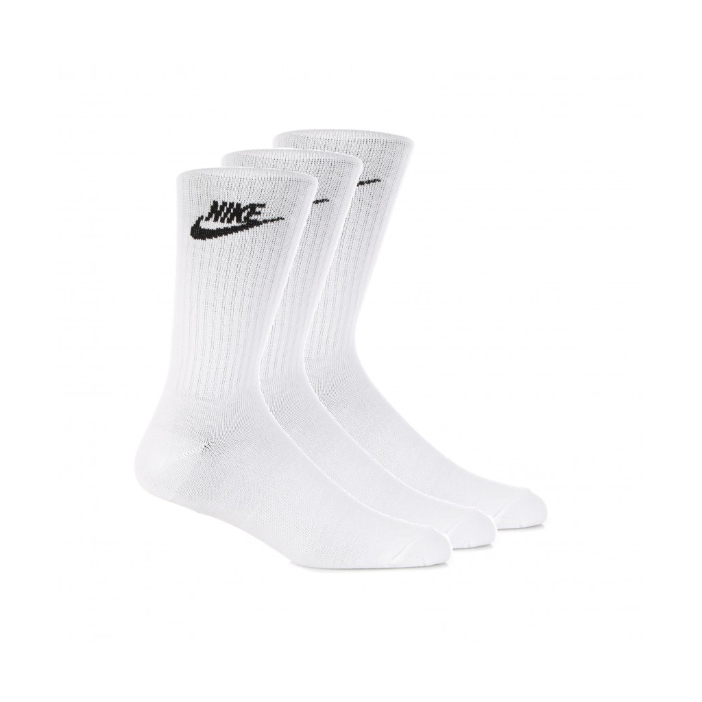 calza media uomo everyday essential crew WHITE/BLACK
