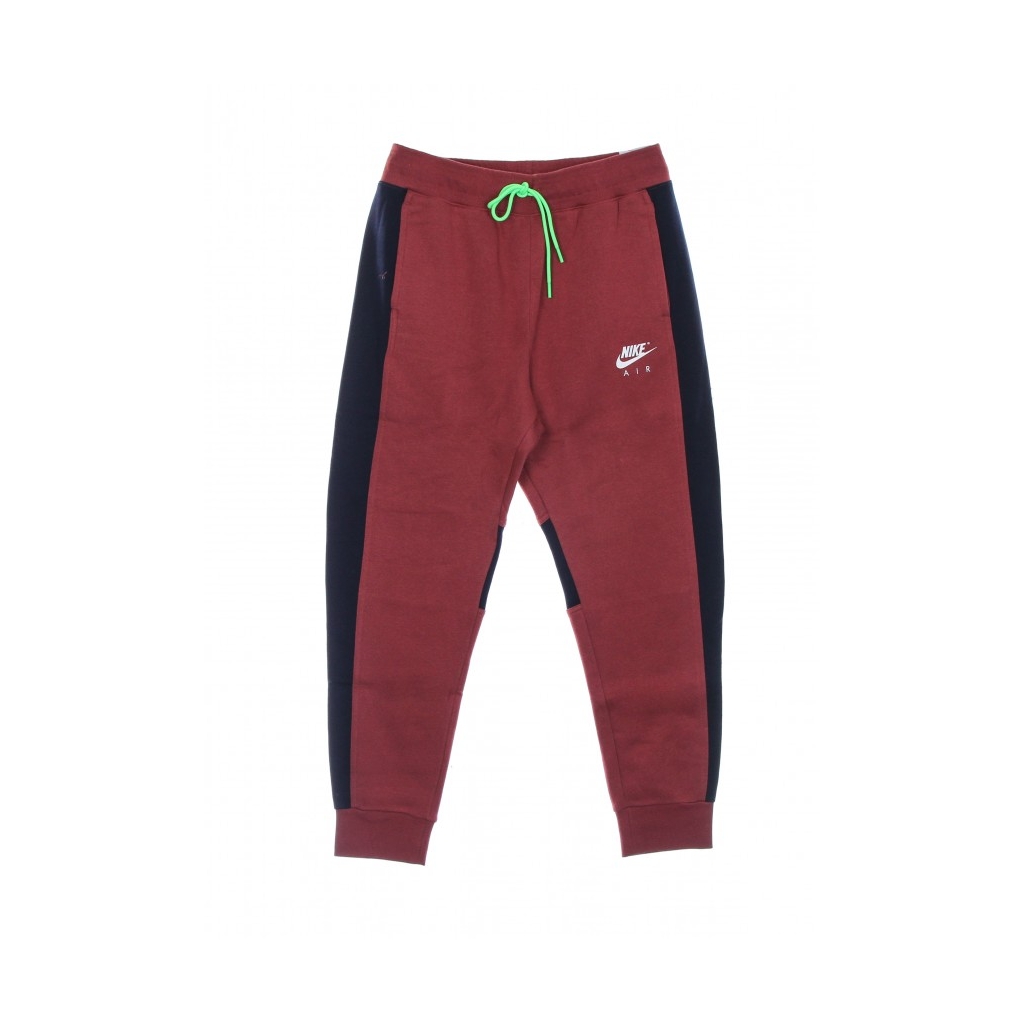 pantalone tuta leggero uomo air bb fleece pant CEDAR/OBSIDIAN/WHITE