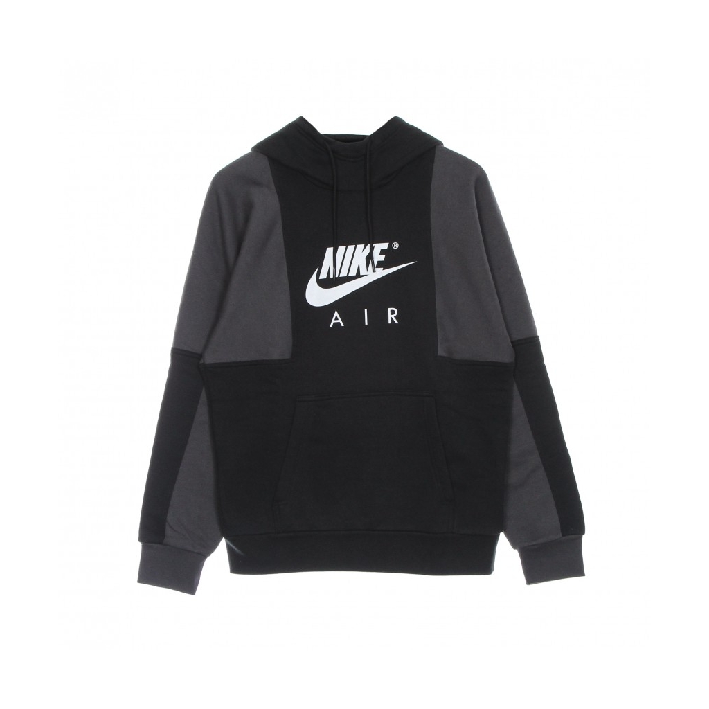 felpa cappuccio uomo air po bb hoodie BLACK/ANTHRACITE/WHITE