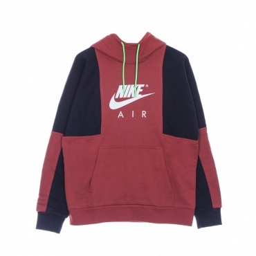 felpa cappuccio uomo air po bb hoodie CEDAR/OBSIDIAN/WHITE