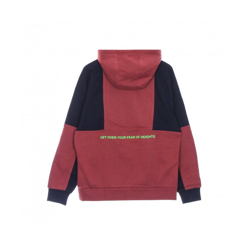 felpa cappuccio uomo air po bb hoodie CEDAR/OBSIDIAN/WHITE