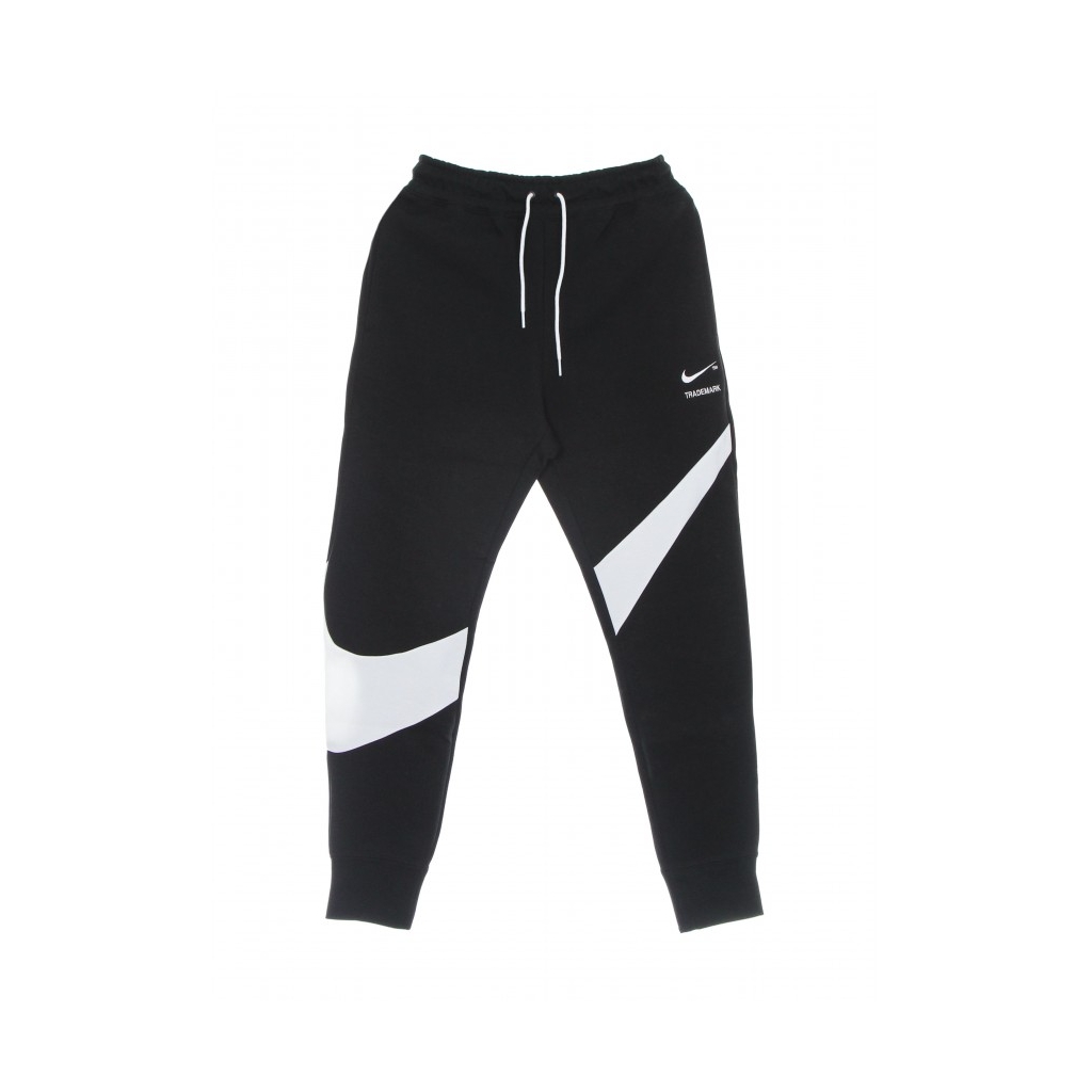 pantalone tuta leggero uomo swoosh tech fleece pant BLACK/WHITE/WHITE