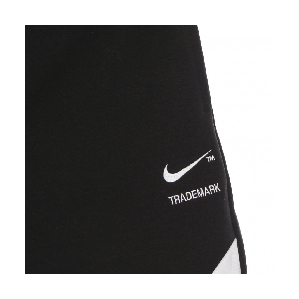 pantalone tuta leggero uomo swoosh tech fleece pant BLACK WHITE
