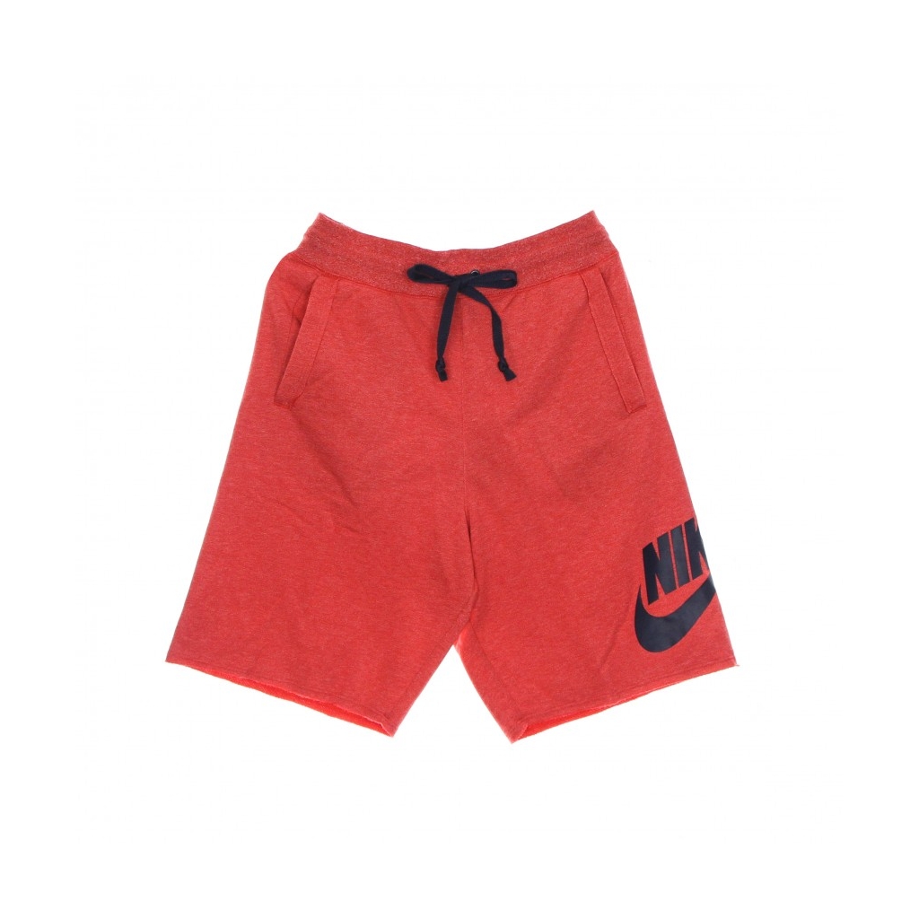 pantalone corto tuta uomo club french terry alumni short UNIVERSITY RED/HTR