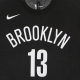 maglietta uomo nba tee no 13 james harden bronet BLACK