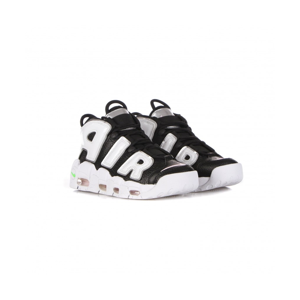 scarpa alta donna wmns uptempo BLACK/SUMMIT WHITE/METALLIC SILVER