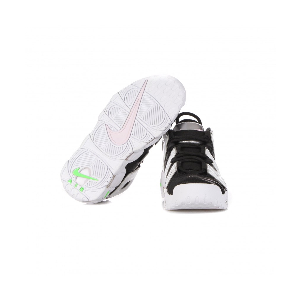 scarpa alta donna wmns uptempo BLACK/SUMMIT WHITE/METALLIC SILVER
