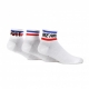 calza bassa uomo everyday essential ankle socks WHITE/BLACK/GAME ROYAL/UNIVERSITY RED