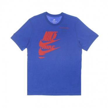 maglietta uomo sportswear essentials+ sport 1 tee SIGNAL BLUE/UNIVERSITY RED