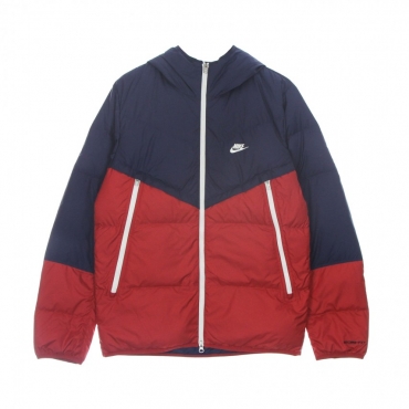 piumino uomo storm fit windrunner hooded jacket MIDNIGHT NAVY/GYM RED/SAIL/SAIL