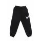 pantalone tuta donna essential woven pant hbr BLACK/WHITE
