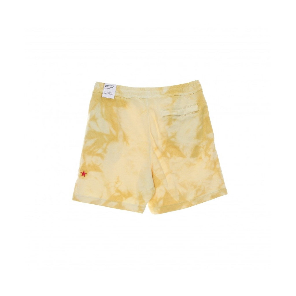 pantalone corto tuta uomo sportswear hibrid-s french-terry short SANDED GOLD