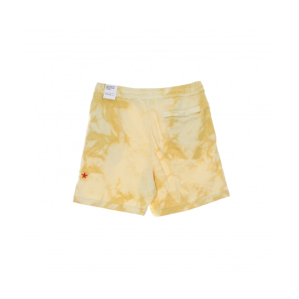 pantalone corto tuta uomo sportswear hibrid-s french-terry short SANDED GOLD