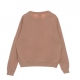 felpa girocollo donna w essential fleece crew ROSE WHISPER/WHITE
