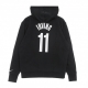 felpa cappuccio uomo nba po fleece essential no 11 kyrie irving bronet BLACK