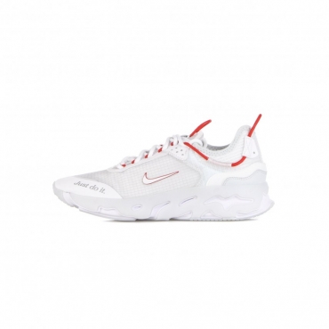 scarpa bassa uomo react live WHITE/WHITE/UNIVERSITY RED/NOBLE GREEN