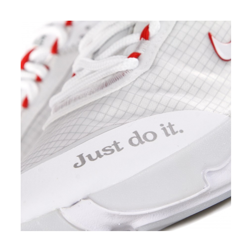 scarpa bassa uomo react live WHITE/WHITE/UNIVERSITY RED/NOBLE GREEN