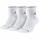 calza bassa uomo everyday max ankl 3ppk WHITE/WHITE/BLACK
