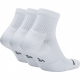 calza bassa uomo everyday max ankl 3ppk WHITE/WHITE/BLACK