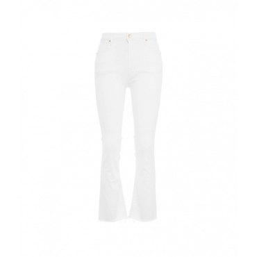Jeans Kate Crop Bootcut bianco