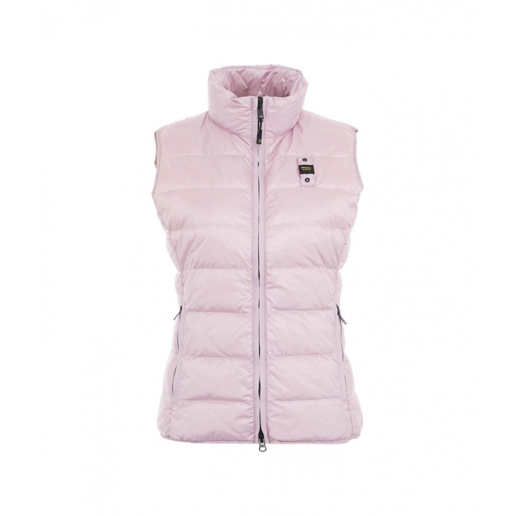 Gilet trapuntato lill chiaro