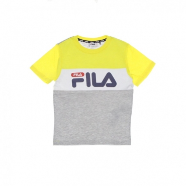 maglietta bambino college station tee LIGHT GREY MELANGE/BUTTERCUP/BRIGHT WHITE