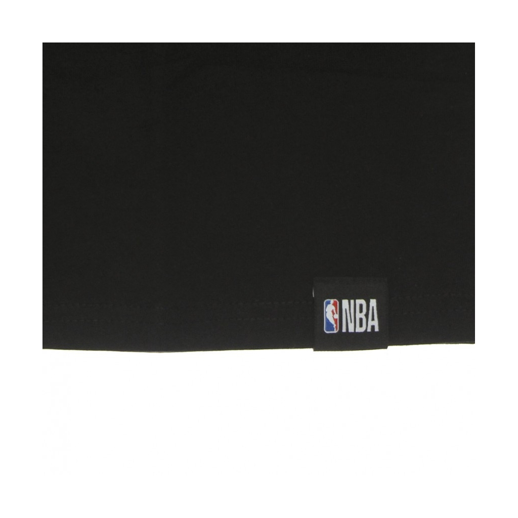 maglietta uomo nba stacked metallic print oversized tee chibul BLACK/GOLD