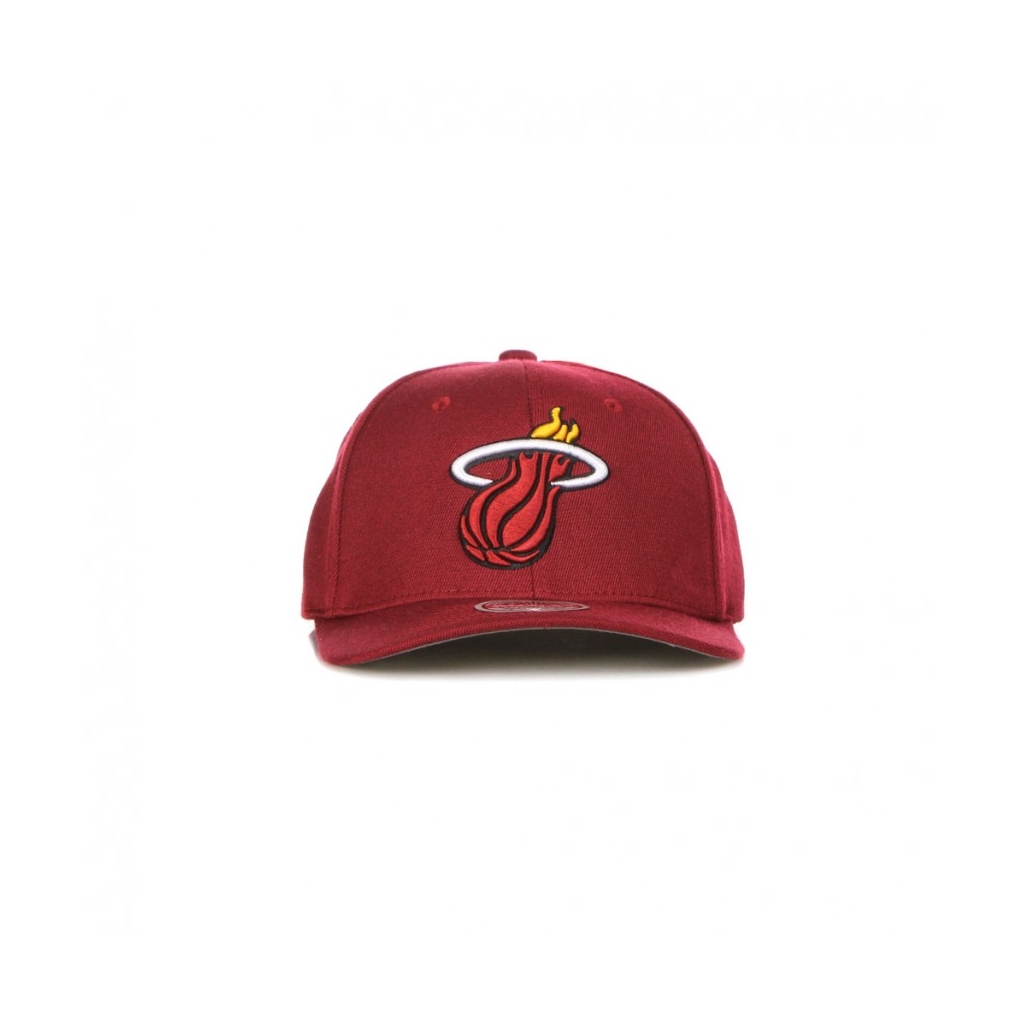 cappellino visiera curva uomo nba team ground 20 stretch snapback miahea MAROON