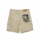 pantalone corto uomo crush shorts BEIGE