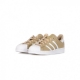 scarpa bassa donna superstar w CLOUD WHITE/PALE NUDE/GOLD METALLIC