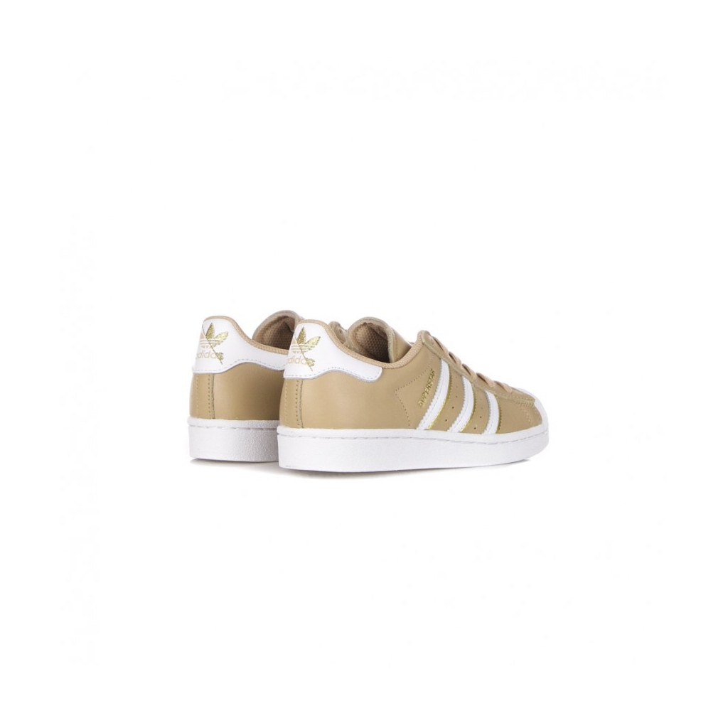 scarpa bassa donna superstar w CLOUD WHITE/PALE NUDE/GOLD METALLIC