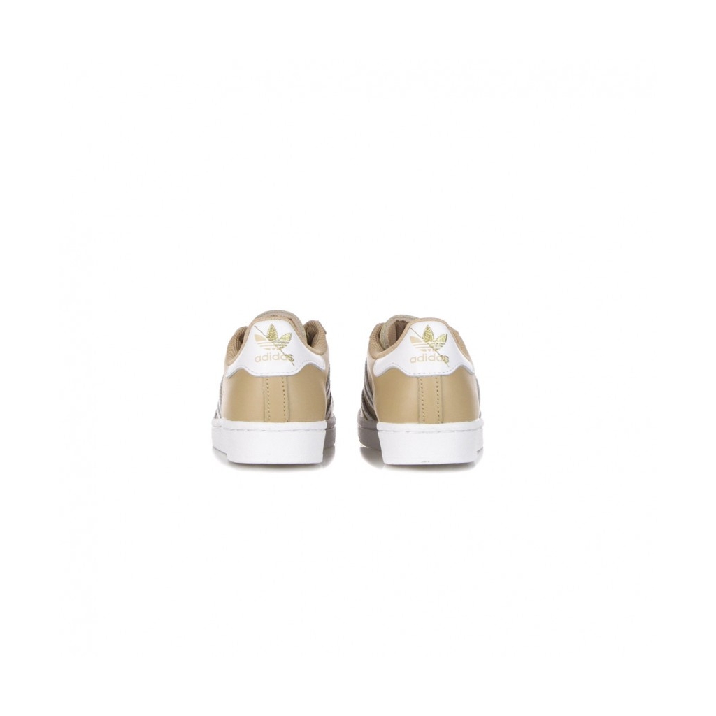 scarpa bassa donna superstar w CLOUD WHITE/PALE NUDE/GOLD METALLIC