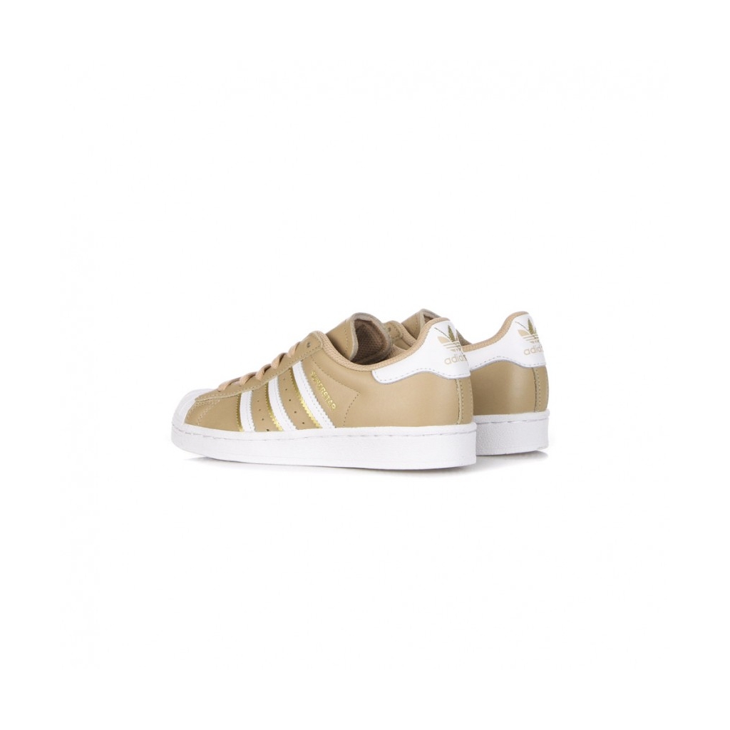 scarpa bassa donna superstar w CLOUD WHITE/PALE NUDE/GOLD METALLIC