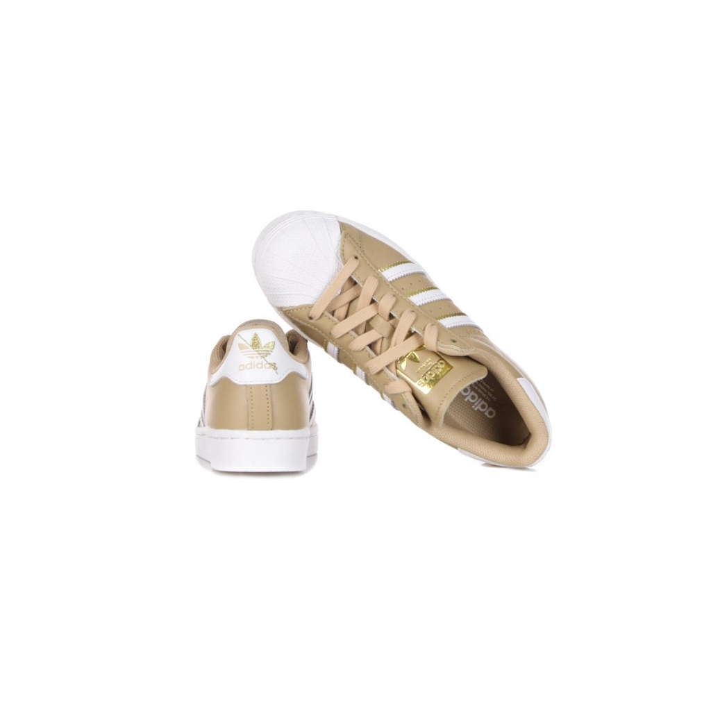 scarpa bassa donna superstar w CLOUD WHITE/PALE NUDE/GOLD METALLIC