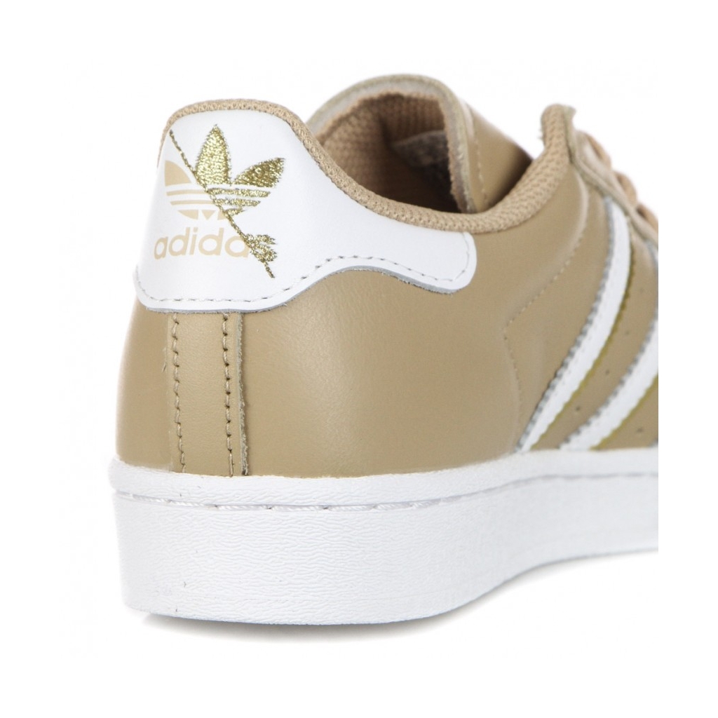 scarpa bassa donna superstar w CLOUD WHITE/PALE NUDE/GOLD METALLIC