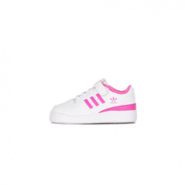 scarpa bassa bambina forum low i CLOUD WHITE/CLOUD WHITE/SCREAMING PINK