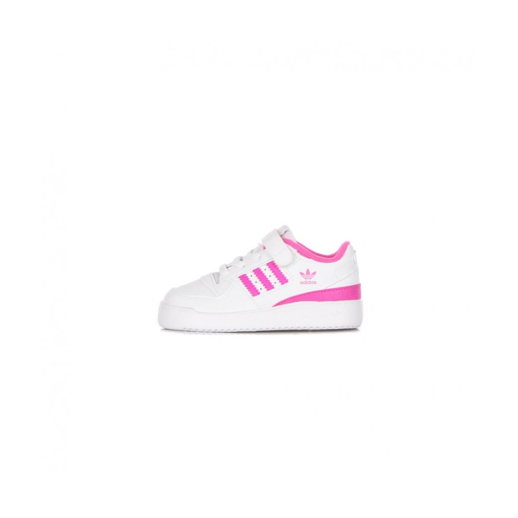 scarpa bassa bambina forum low i CLOUD WHITE/CLOUD WHITE/SCREAMING PINK