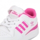 scarpa bassa bambina forum low i CLOUD WHITE/CLOUD WHITE/SCREAMING PINK