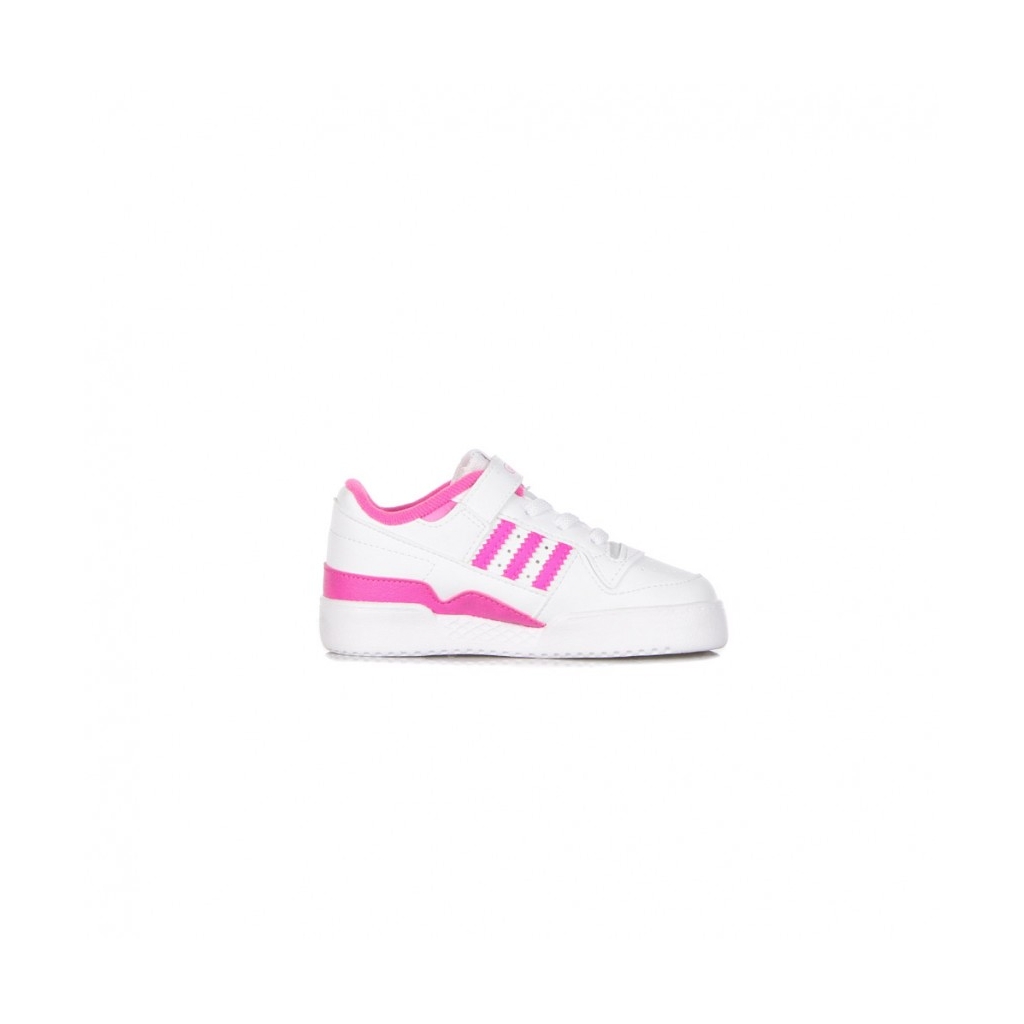 scarpa bassa bambina forum low i CLOUD WHITE/CLOUD WHITE/SCREAMING PINK