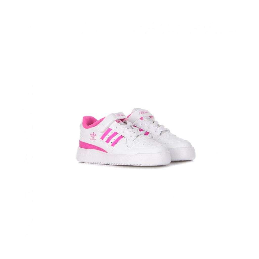 scarpa bassa bambina forum low i CLOUD WHITE/CLOUD WHITE/SCREAMING PINK