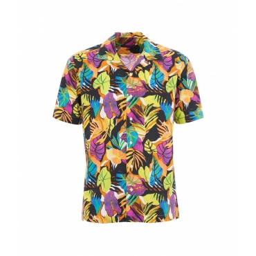 Camicia con stampa multicolor multicolore
