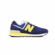 scarpa bassa uomo 574 NAVY/YELLOW