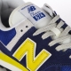 scarpa bassa uomo 574 NAVY/YELLOW