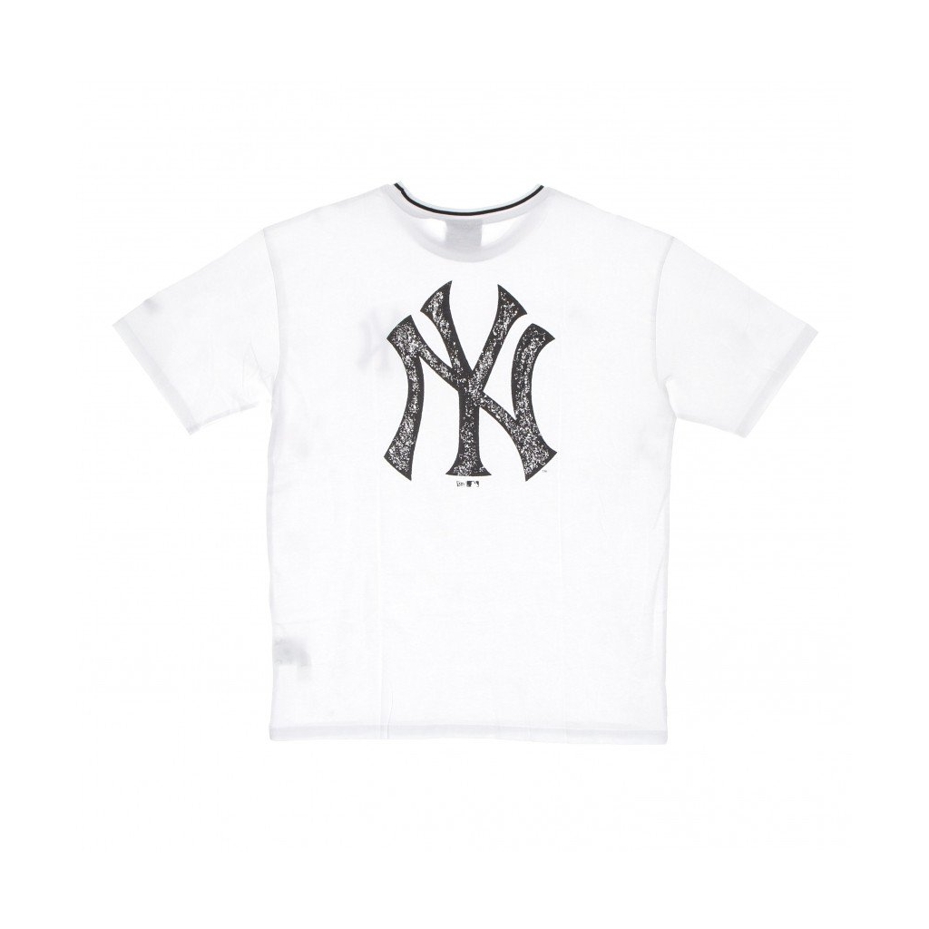 maglietta uomo mlb distressed graphic oversized tee neyyan WHITE